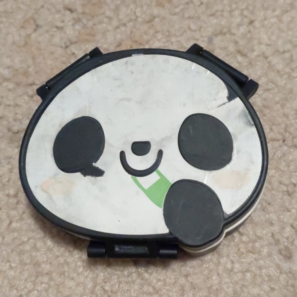 Panda shaped Pill container 4 compartments. used
